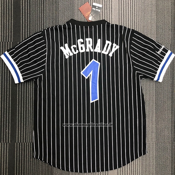 Maglia Manica Corta Orlando Magic Tracy Mcgrady #1 Nero